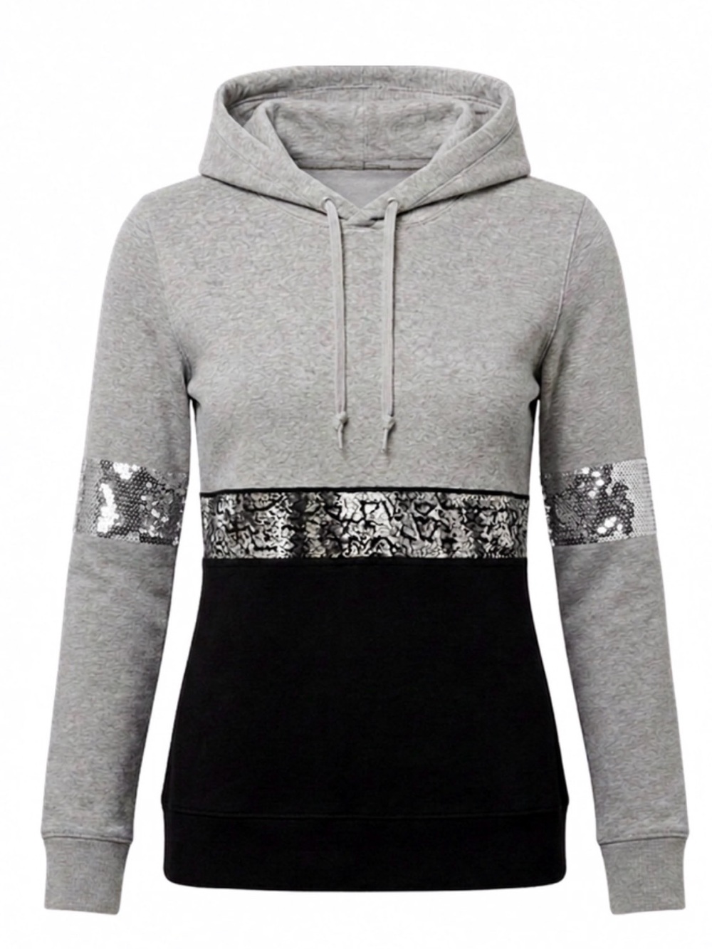 Like NEW - GORGEOUS SEQUINED PINK by Victoria's Secret XS Cozy Sweatshirt -